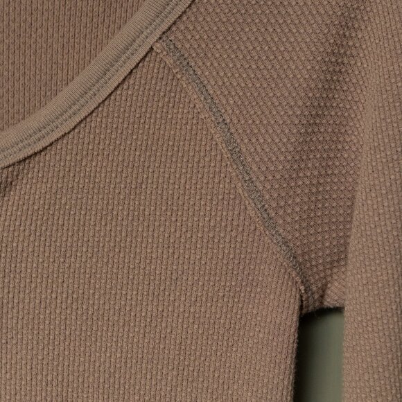 Free people Thermal Henley Knit Cuff Ski Lodge Bella Swan Twilight Thermal boho - Picture 10 of 13